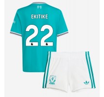 Liverpool Hugo Ekitike #22 Koszulka Trzecia dzieci 2025-26 Krótki Rękaw (+ krótkie spodenki)